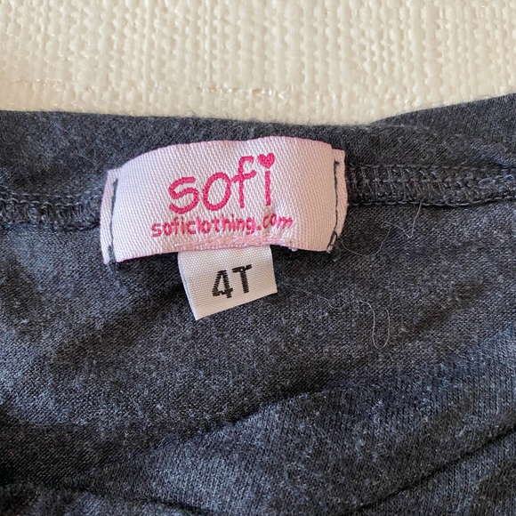 Sofi Rhinestone Smiley Face Shirt w/ Tie - Picture 4 of 4